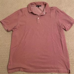 Men’s salmon colored Polo
